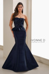 Ivonne D by Mon Cheri ID1401 Beading Mikado Strapless Dress