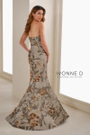 Ivonne D by Mon Cheri ID1405 Brocade Strapless Long Dress