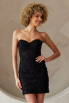 Amelia Couture 7053S Sweetheart Neck Strapless Short Dress