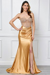 Amelia Couture 4049 Beaded Sweetheart Neck Strapless Dress
