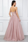 Amelia Couture 6202 Illusion Sweetheart Neck Strapless Dress