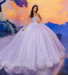 Princesa by Ariana Vara PR30202 Tulle Beading Long Ball Gown
