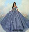Princesa by Ariana Vara PR30202 Tulle Beading Long Ball Gown