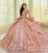 Princesa by Ariana Vara PR30203 Glitter Tulle Long Ball Gown