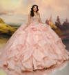 Princesa by Ariana Vara PR30204 Organza Beads Long Ball Gown