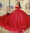 Princesa by Ariana Vara PR30206 Tulle Off-Shoulder Ball Gown