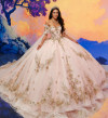 Princesa by Ariana Vara PR30208 Glitter Tulle Long Ball Gown