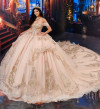 Princesa by Ariana Vara PR30193 Glitter Tulle Lace Ball Gown