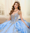Princesa by Ariana Vara PR30194 Lace Satin Sequin Ball Gown