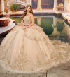 Princesa by Ariana Vara PR30196 Beads Cracked Ice Ball Gown