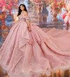 Princesa by Ariana Vara PR70105 Beads Glitter Mesh Ball Gown