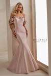 Montage by Mon Cheri M3101 Mikado Off-Shoulder Long Dress