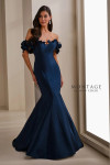 Montage by Mon Cheri M3101 Mikado Off-Shoulder Long Dress