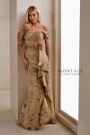 Montage by Mon Cheri M3103 Brocade Sweetheart Neck Dress