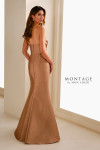 Montage by Mon Cheri M3104 Mikado Beading Strapless Dress