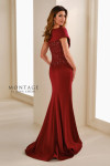 Montage by Mon Cheri M3108 Crepe Sweetheart Neck Long Dress