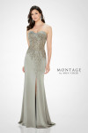 Montage by Mon Cheri 122909 Stretch Crepe Strapless Dress