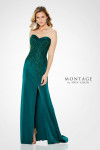 Montage by Mon Cheri 122909 Stretch Crepe Strapless Dress