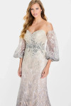 Montage by Mon Cheri M523 Embroidered Lace Sleeveless Dress