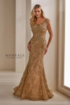 Montage by Mon Cheri M3109 Allover Lace Curved Neck Dress