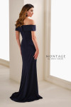Montage by Mon Cheri M3113 Crepe Off-Shoulder Sheath Dress