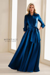 Montage by Mon Cheri M3114 Mikado Collar Neck A-Line Dress