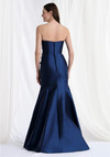 Morilee MGNY 73155 Mikado Cat Eye Scoop Neck Strapless Gown