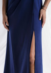 Morilee MGNY 73179 Scuba Knit Beaded Cap Sleeves A-line Gown