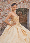 Morilee 89537 Glitter Peplum Vizcaya Quinceanera Ball Gown