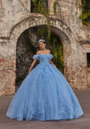 Morilee 89542 Glitter Tulle Vizcaya Quinceanera Ball Gown
