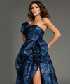 Jovani 26269 Dramatic Ruffle One-Shoulder High Slit Gown