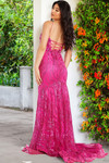Jovani 23250 Sheer Embellished Beaded Sequin Long Prom Dress