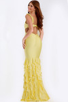 Jovani 49897 V-Neckline Sleeveless Fitted Long Prom Dress