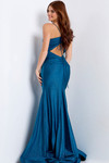 Jovani 48200 V-neckline Spaghetti Straps Sleeveless Dress