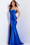 Jovani 49859 Scoop Neckline Strapless Sleeveless Prom Dress