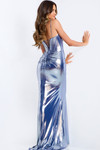 Jovani 45711 V-Neck Spaghetti Straps Sleeveless Prom Dress