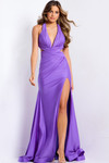 Jovani 46500 Plunging Halter Neckline Sleeveless Long Dress Jovani 46500 Plunging Halter Neckline Sleeveless Long Dress