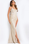 Jovani 49876 Scoop Neckline Strapless Long Prom Dress