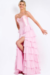 Jovani 50234 Sweetheart Neck Ruffles Strapless Long Dress