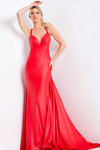 Jovani 48291 V-Neckline Spaghetti Straps Prom Dress