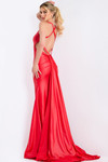 Jovani 48291 V-Neckline Spaghetti Straps Prom Dress