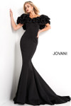 Jovani 04368 Off Shoulder Scuba Fitted Evening Dress