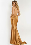 Jovani 47151 V-neck Spaghetti Straps Sleeveless Prom Dress