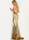 Jovani 50020 Sequins Scoop Neck Strapless Fitted Prom Dress