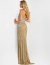 Jovani 48539 Beaded Cutout V-Neck Strapless Fitted Dress