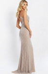 Jovani 46214 Sequins Beaded One-Shoulder Sleeveless Dress