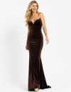 Jovani 45479 Beaded V-neckline Strapless Fitted Prom Dress