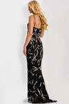 Jovani 48610 Sequins V-neckline Sleeveless Fitted Prom Dress