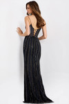 Jovani 45624 V-Neck Spaghetti Straps Sleeveless Prom Dress