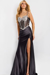 Jovani 47849 Sweetheart Neckline Sleeveless Long Prom Dress